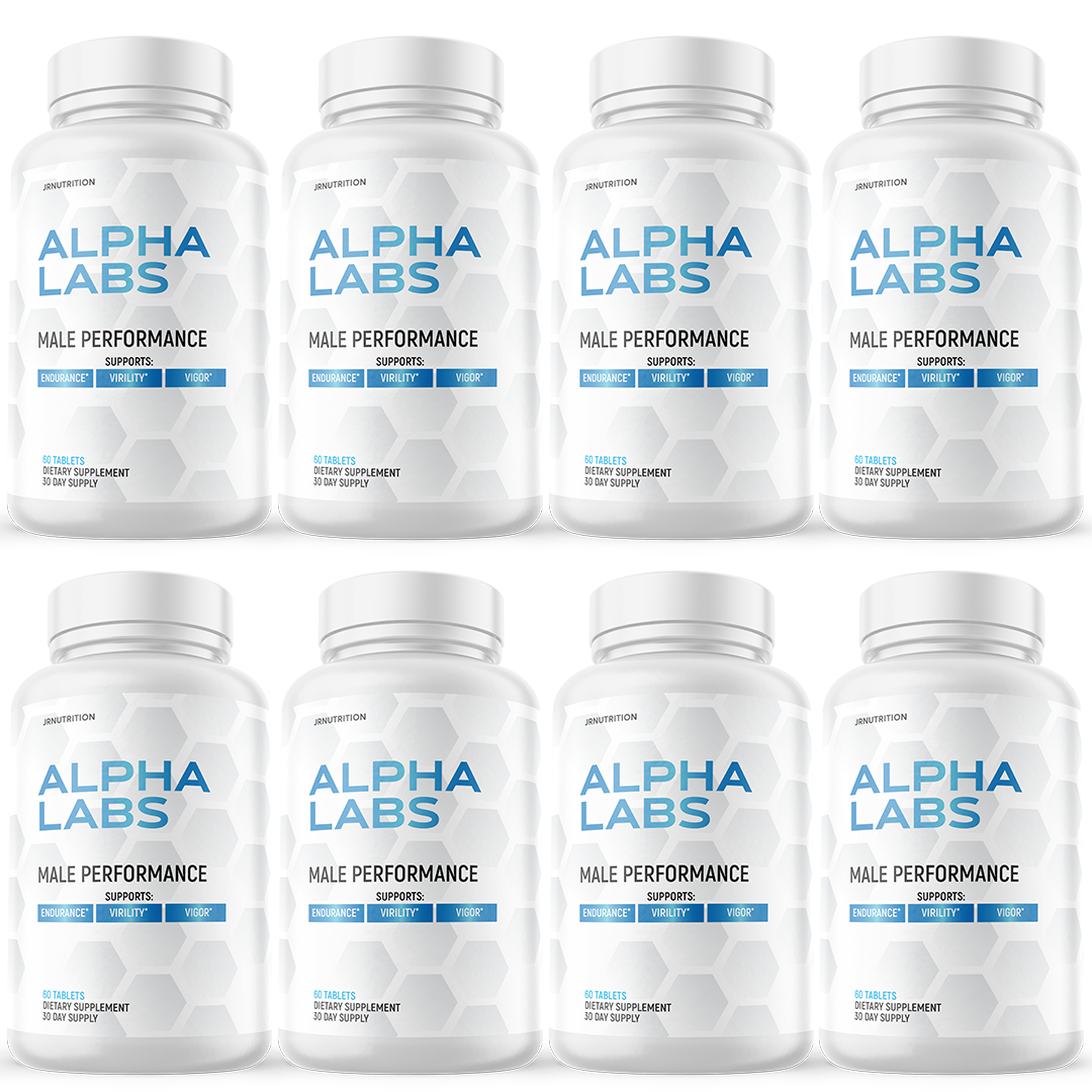 Alpha Labs - Male Enhancement Dietary Supplement 60 Tablets (8 Pack)